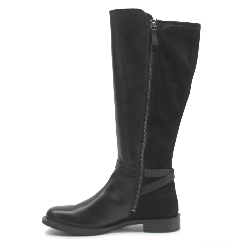 Ecco Sartorelle 25 Full Grain Leather Women's Calf Length Boots