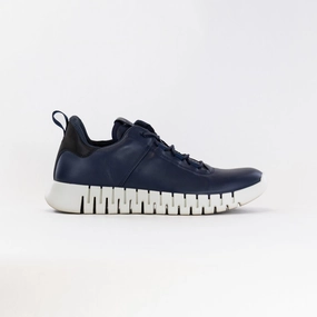 ECCO Gruuv Sneaker (Men's) - Marine/Marine Flexible Step-On Glide ECCO Gruuv Sneaker (Men's) - Marine/Marine Stable Walk Light Motion