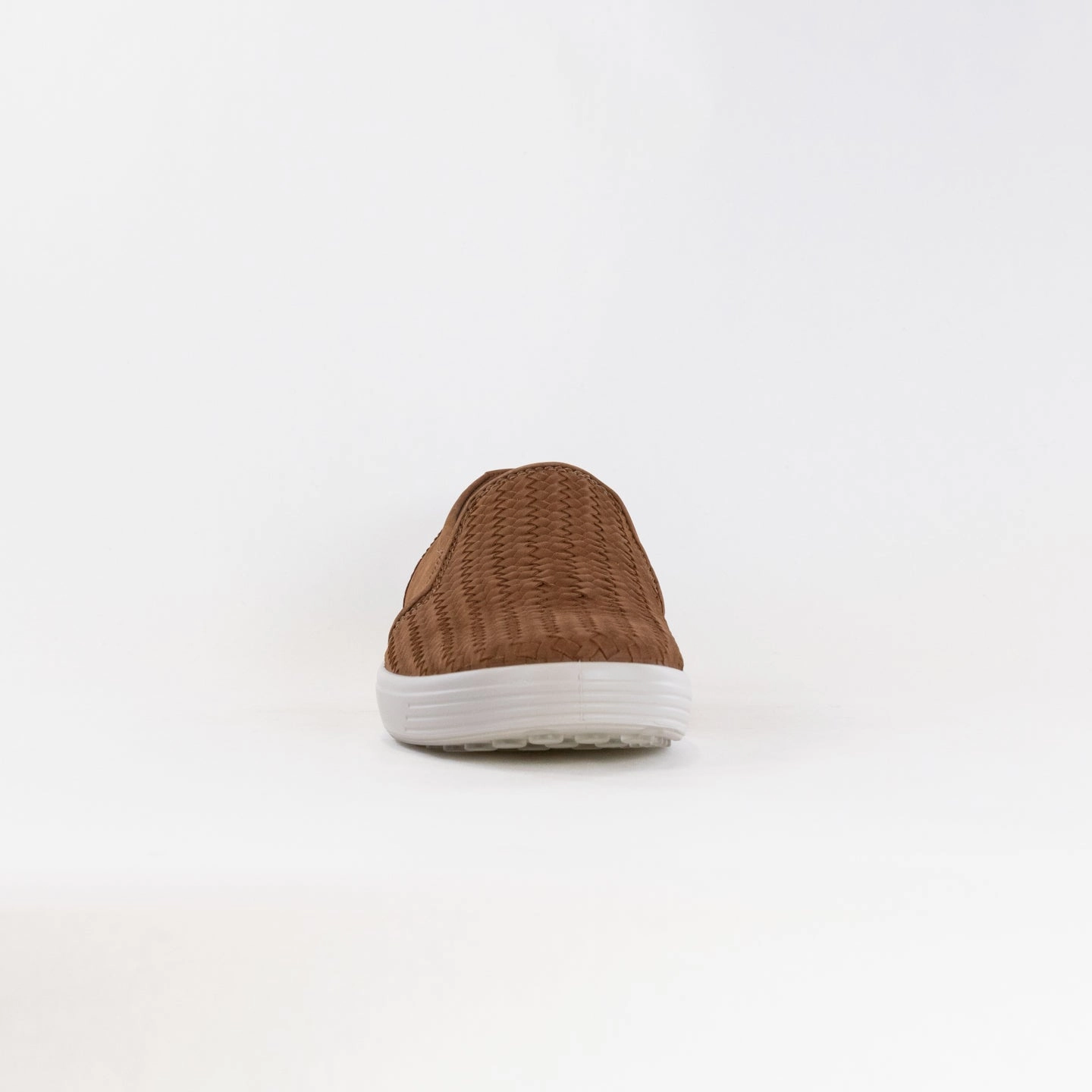 ECCO Men's Soft 7 Woven Slip-On (Men's) - Camel Modern Minimal Slip On Shoes Fit