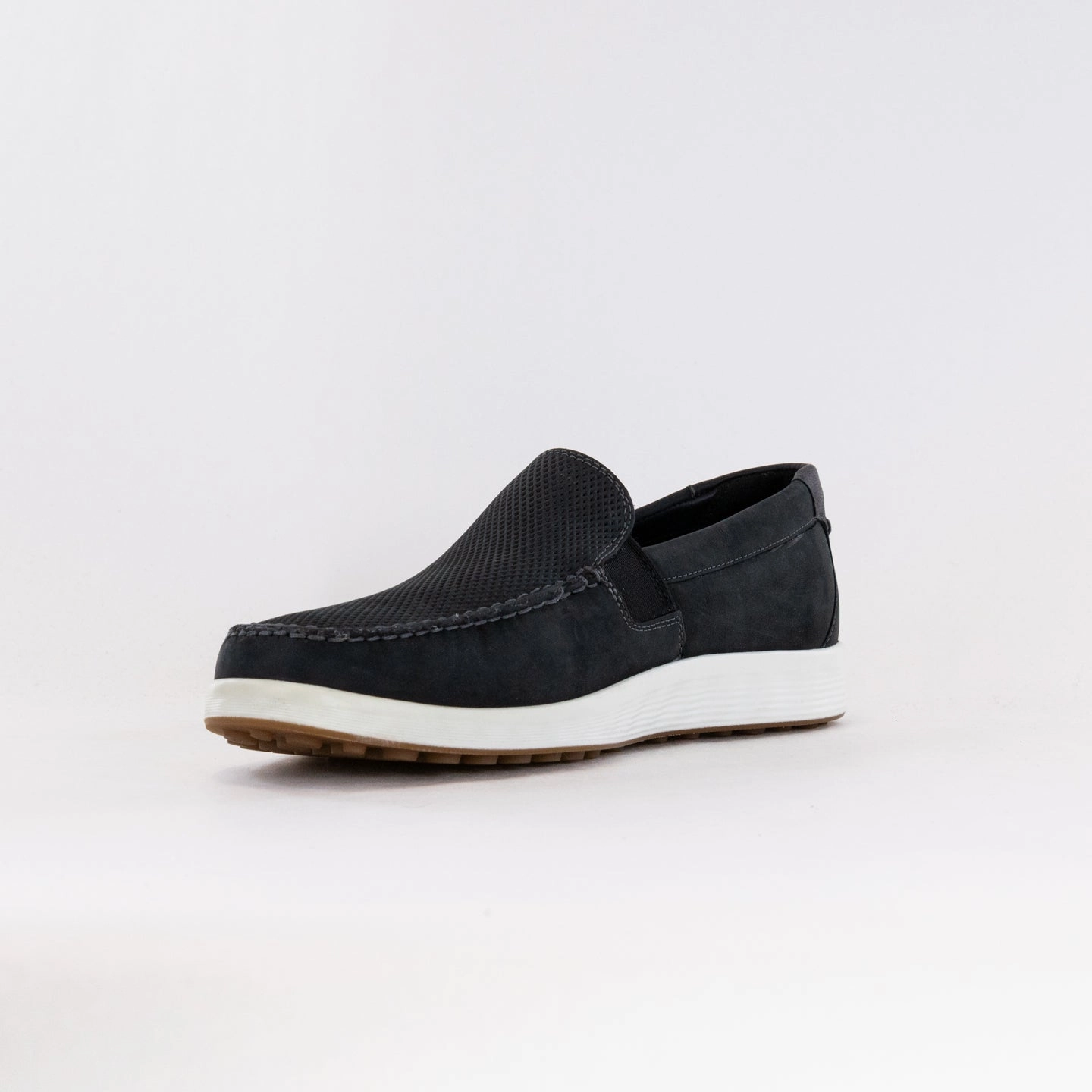 Touch Comfort ECCO S Lite Moc Slip On (Men's) - Black