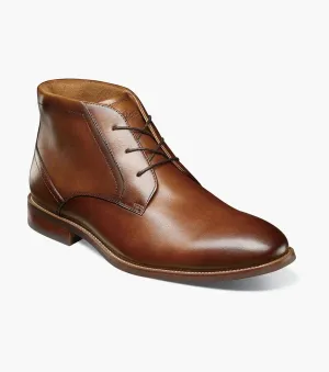 Eco friendly materials Rucci Plain Toe Chukka Boot-Cognac | Florsheim Rollbar Stability Reliable flair Rucci Plain Toe Chukka Boot-Cognac | Florsheim