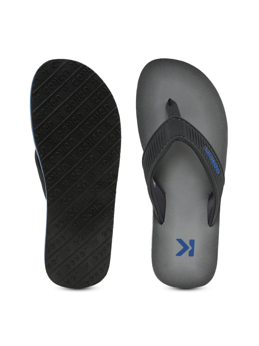 Eeken EFBG2028 Grey Classic Flip Flops For Men