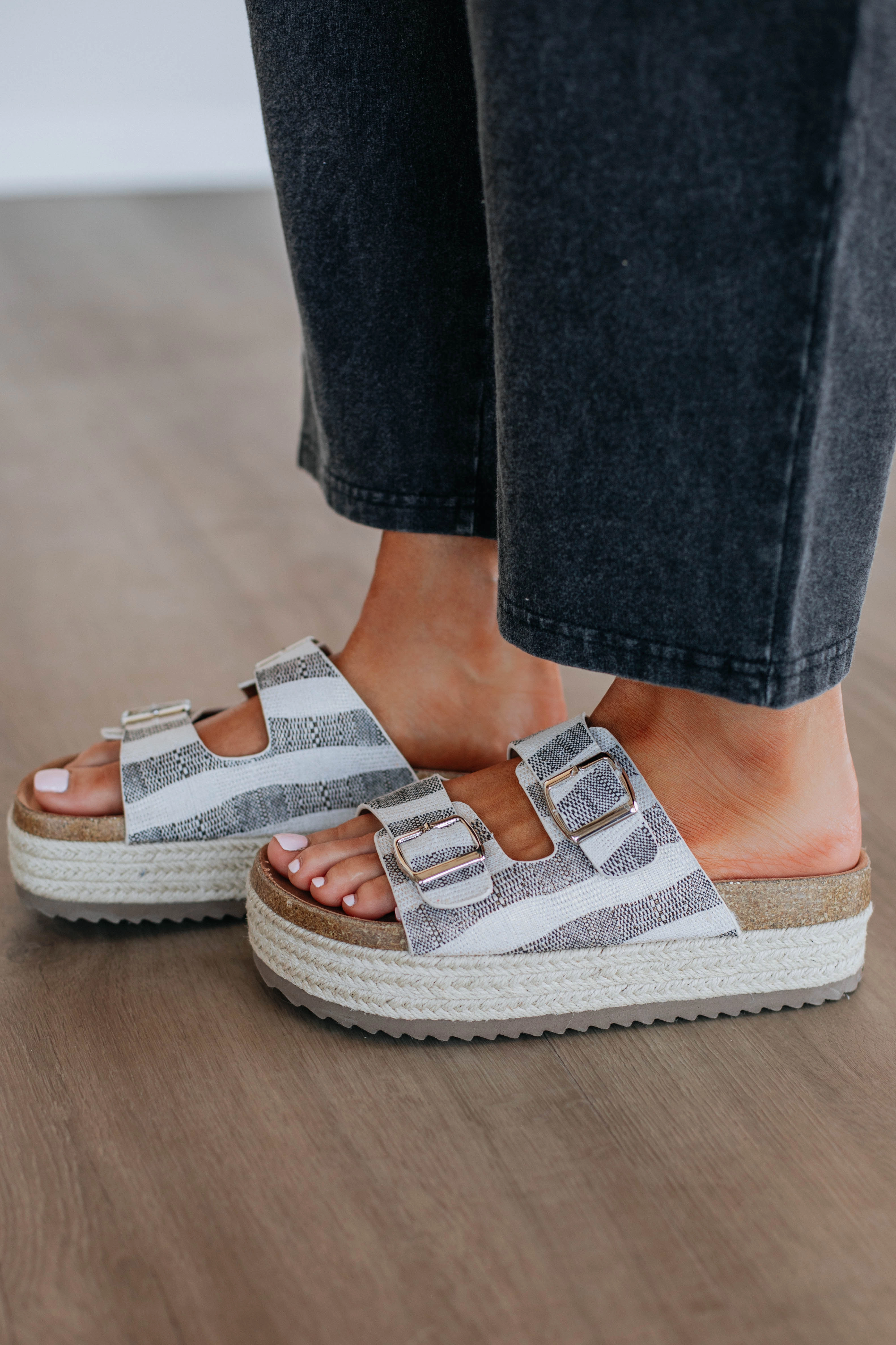 Effortless Edge Sandals Stable construction