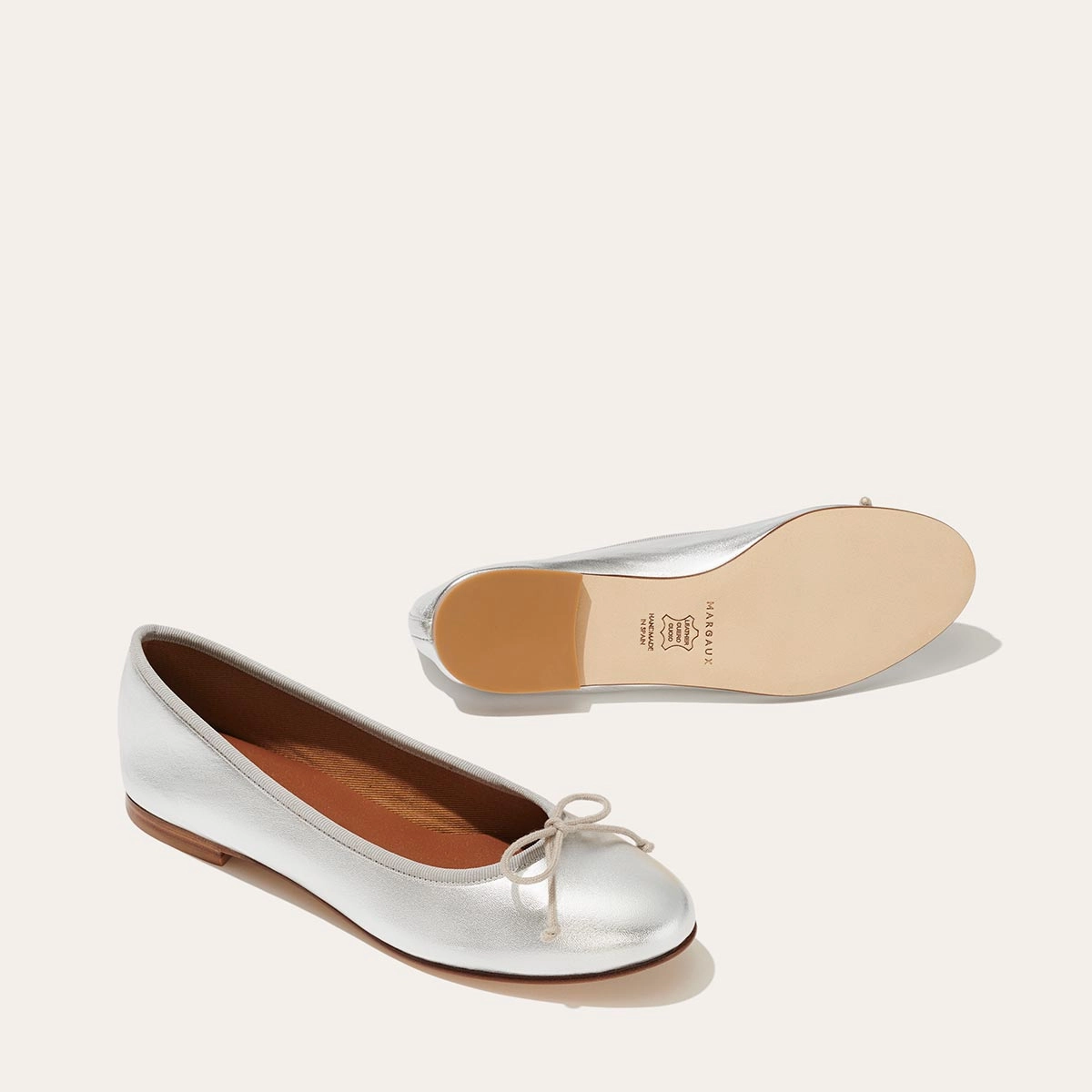 The Demi - Silver Nappa Comfortable Cushion Shank