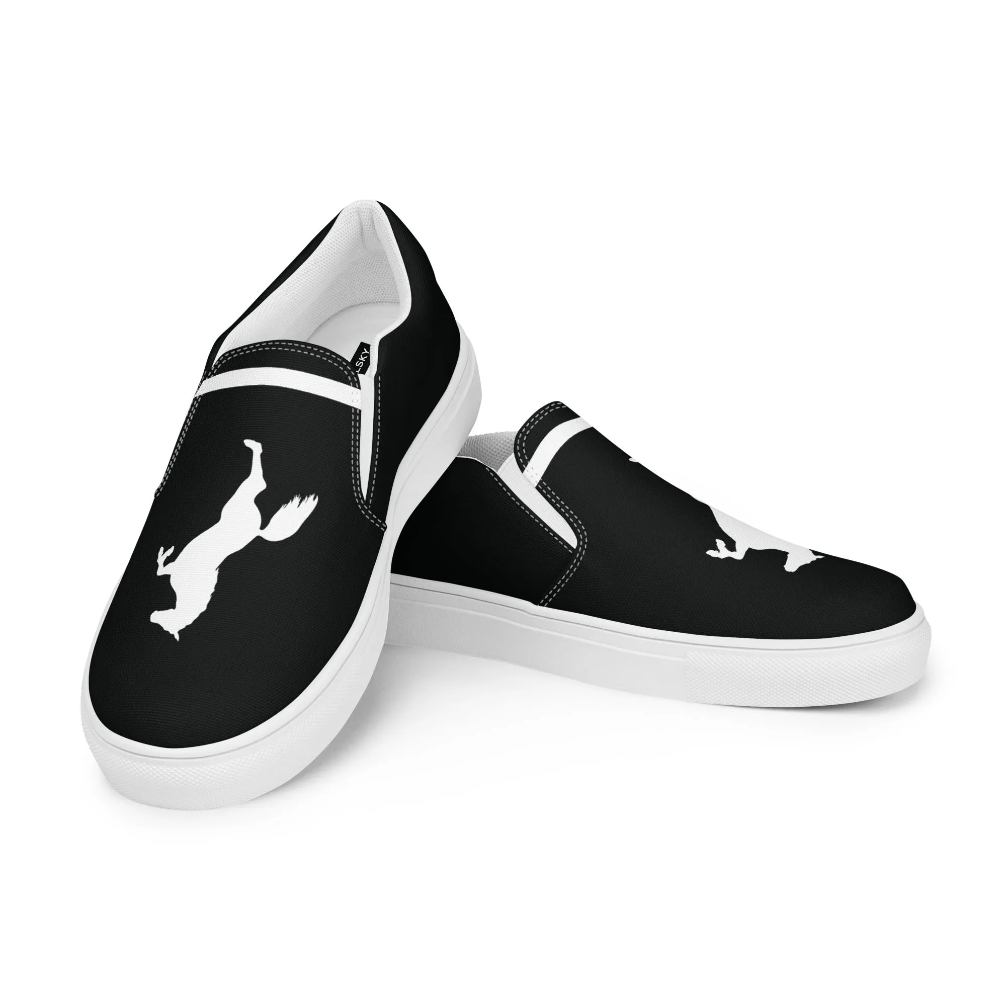 ELEVATE Men’s Slip-On Canvas Shoes (Black)