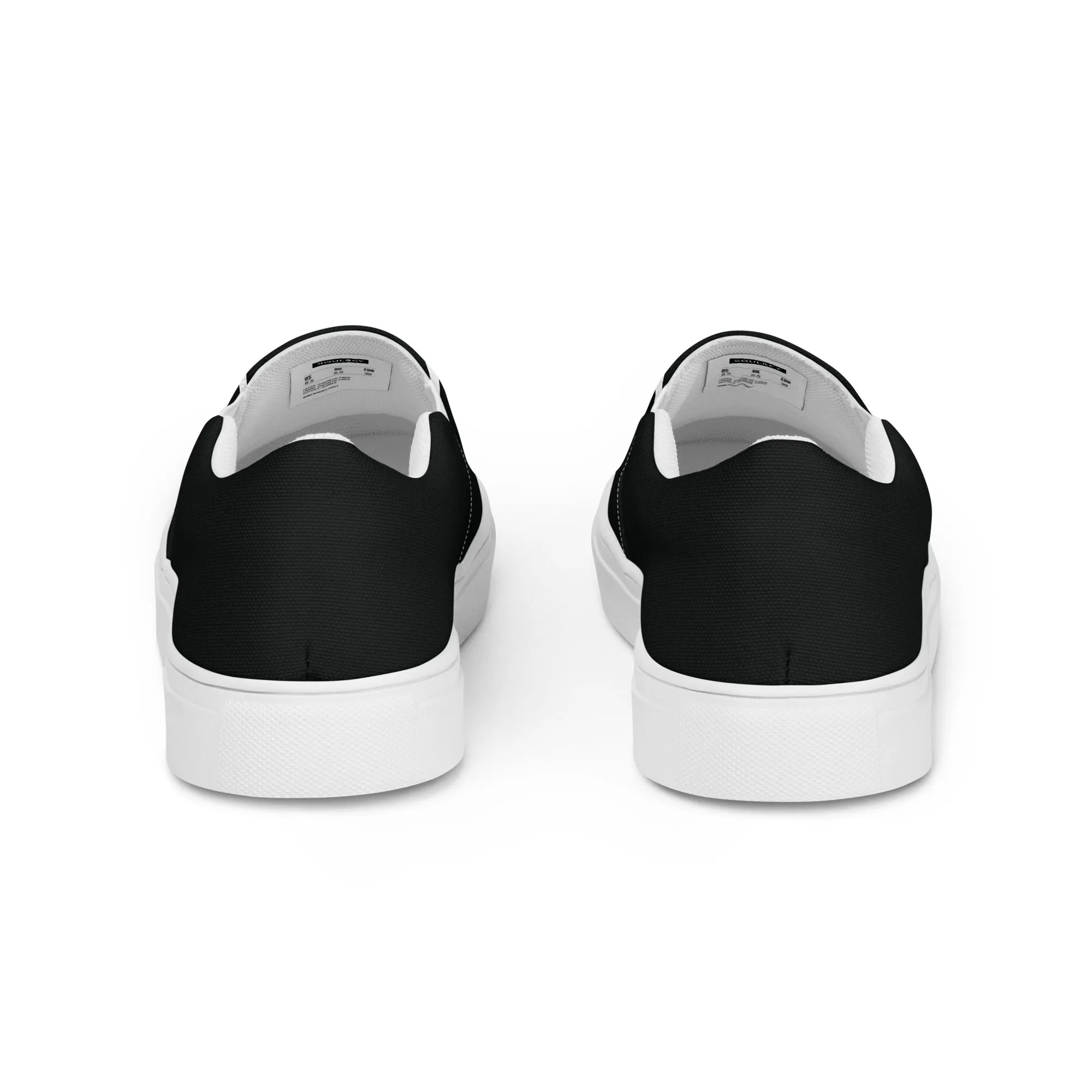 ELEVATE Men’s Slip-On Canvas Shoes (Black)