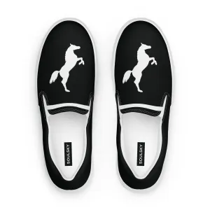 ELEVATE Men’s Slip-On Canvas Shoes (Black)