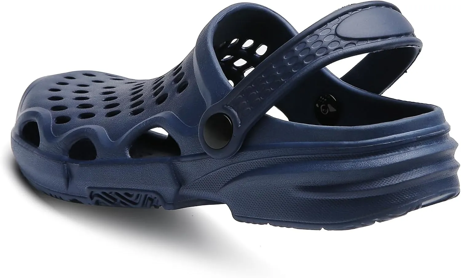 Eliogn Men Clogs,Adult Clogs Comfortable Lightweight Non-Slip Garden Shoes with Adjustable Strap Indoor Outdoor Mules Shower Summer Sandals Slippers