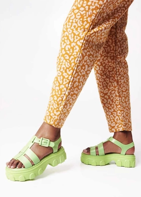 Ella - Green Cone Heel hue Ella - Green