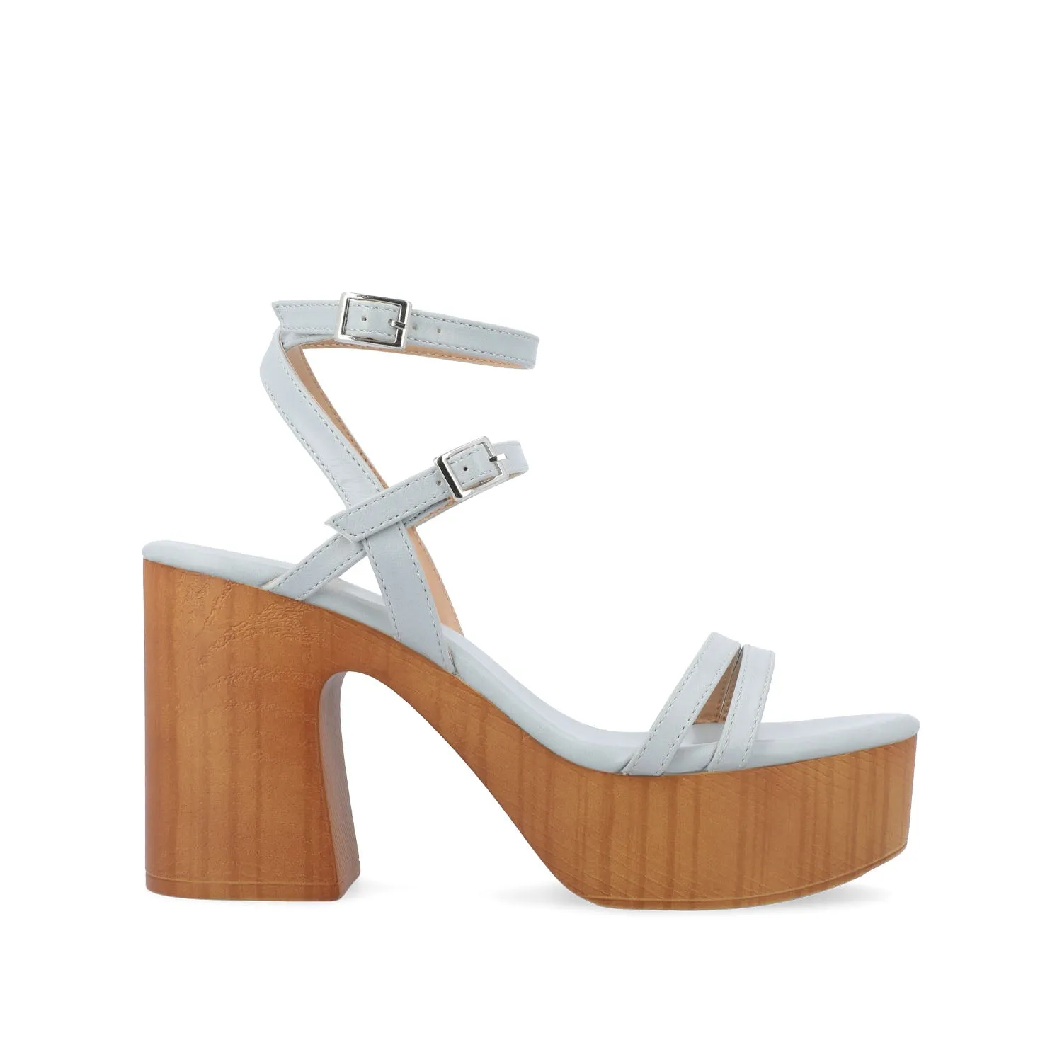 EMERYNN HEELED SANDALS IN FAUX LEATHER