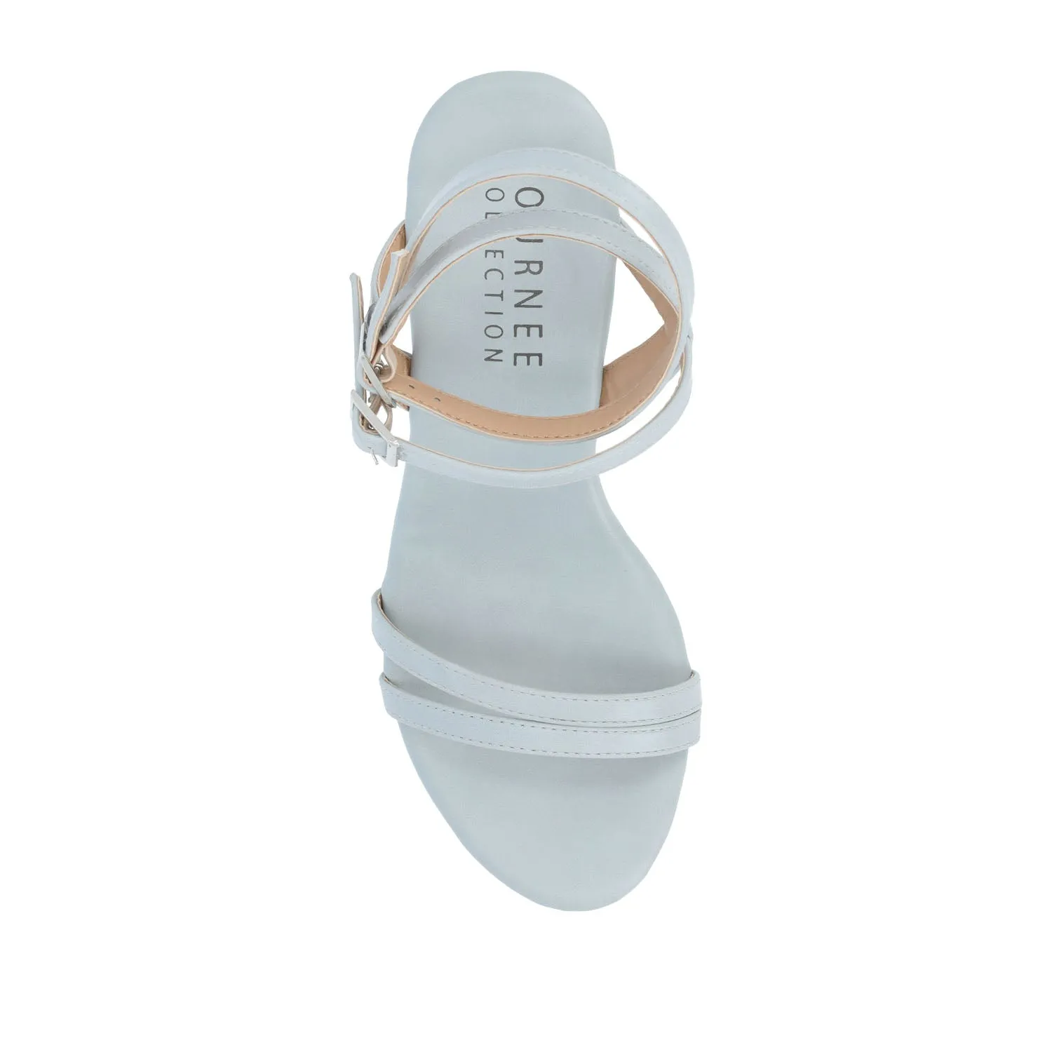 EMERYNN HEELED SANDALS IN FAUX LEATHER