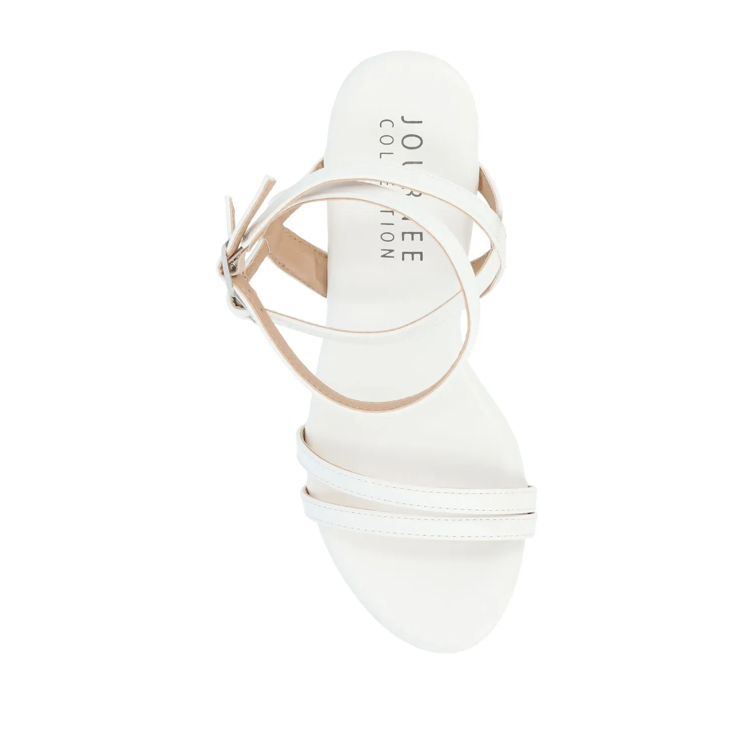 EMERYNN HEELED SANDALS IN FAUX LEATHER