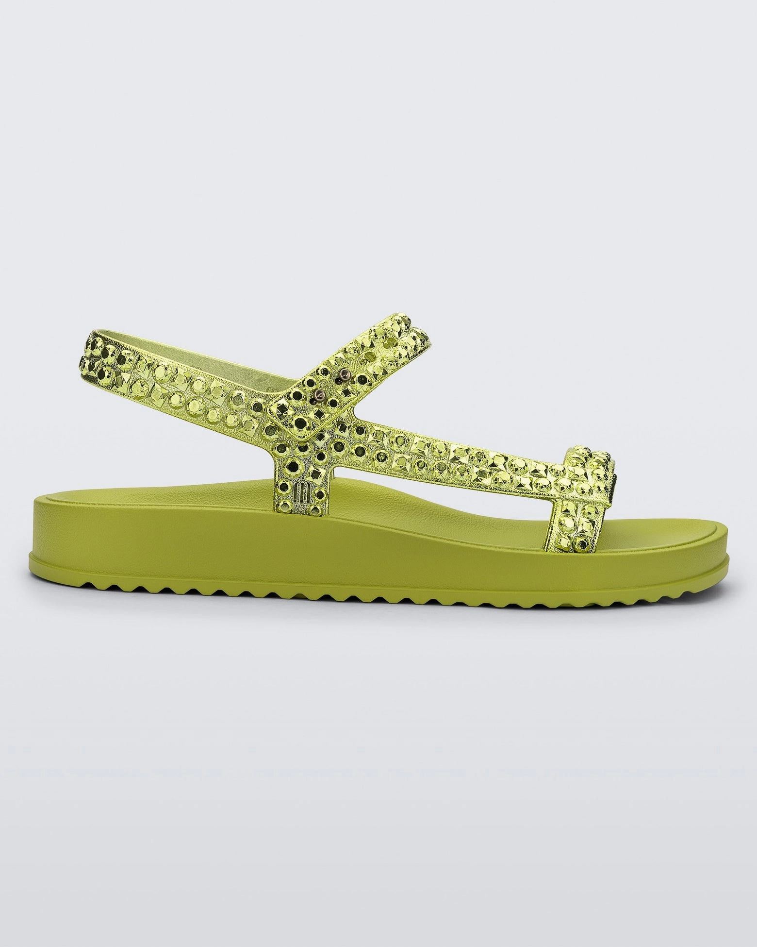 Fashionable Flip-flops for Travel Lust - Green/Metallic Green