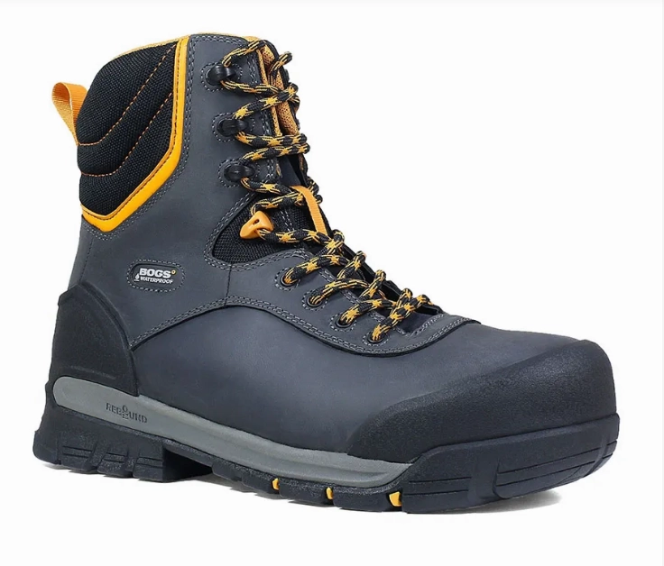 Bedrock 8" Comp Toe Insulated - MEN's| Bogs Heat-resistant Tactile Grip Pattern