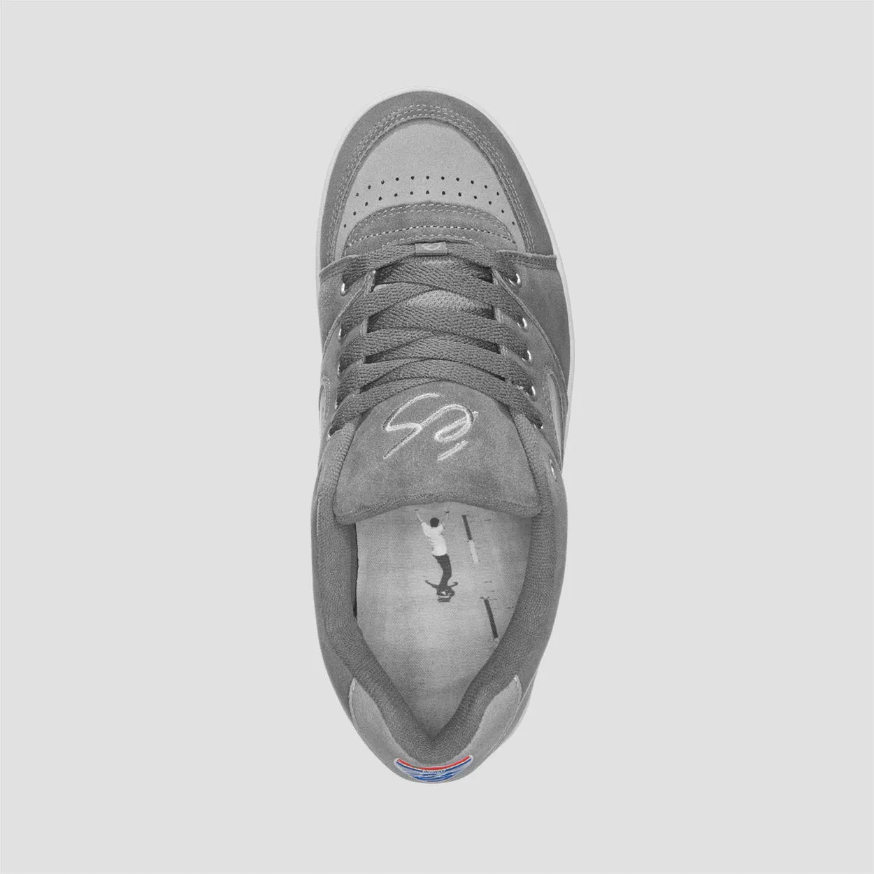 Es Accel OG x Go Skateboarding Day Skate Shoes Grey