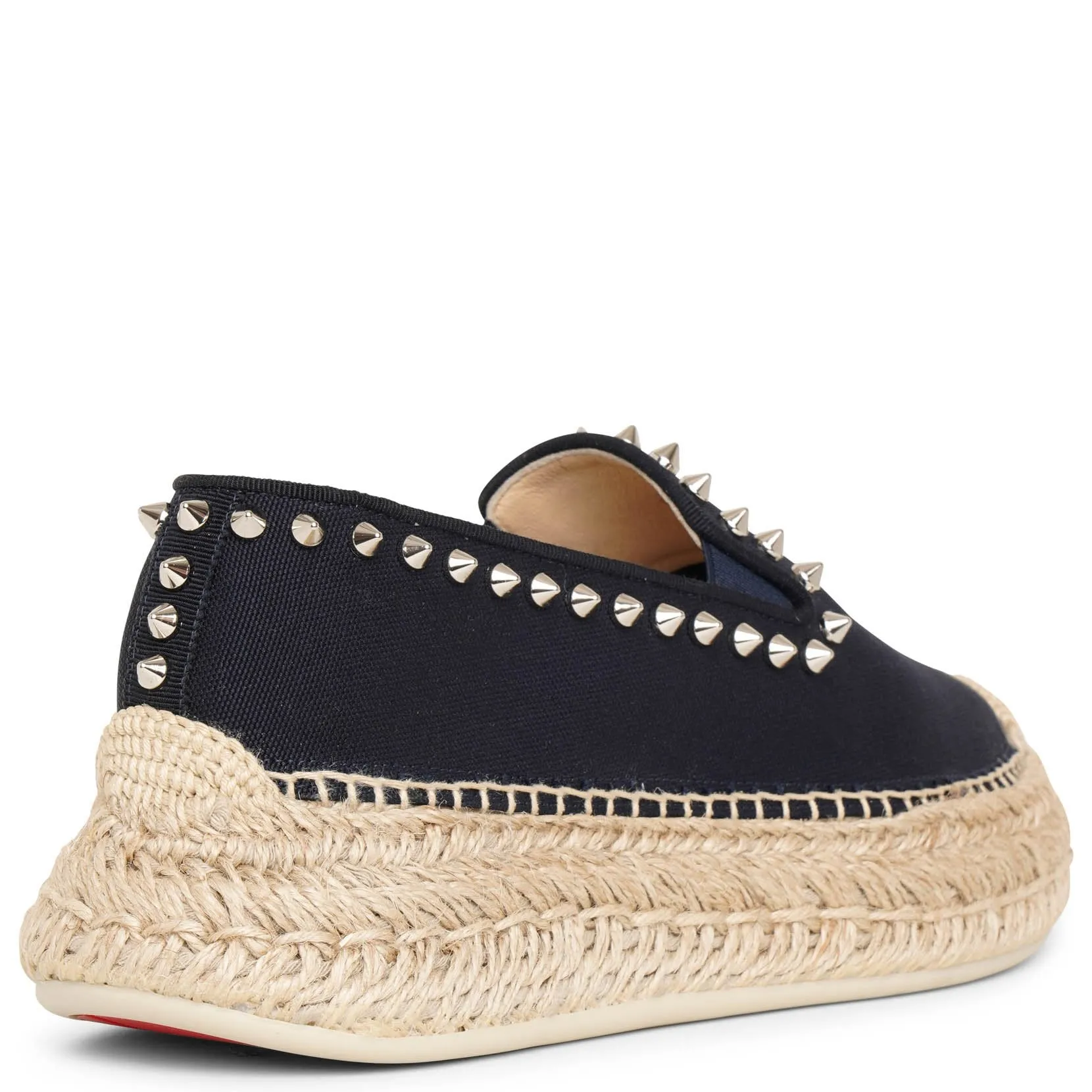 Espaboat spiked canvas espadrilles