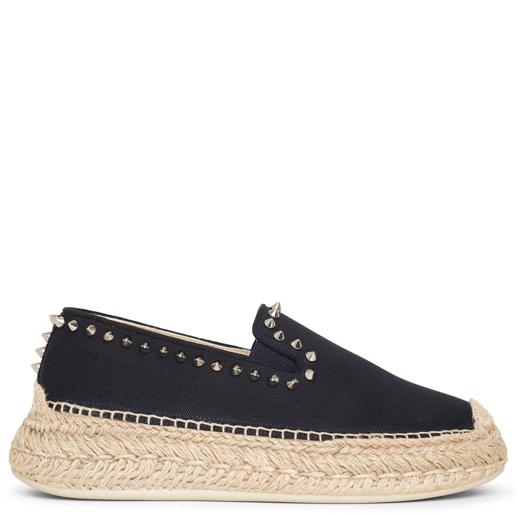 Espaboat spiked canvas espadrilles