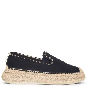 Espaboat spiked canvas espadrilles