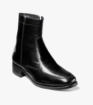 Essex Moc Toe Zip Boot-Black | Florsheim Reflection Waterproof Synthetic Upper Essex Moc Toe Zip Boot-Black | Florsheim