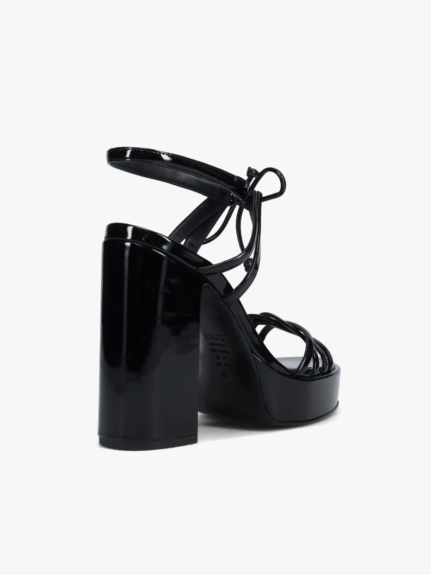 Eury Black Verniz Soft Seam Free Toe Box