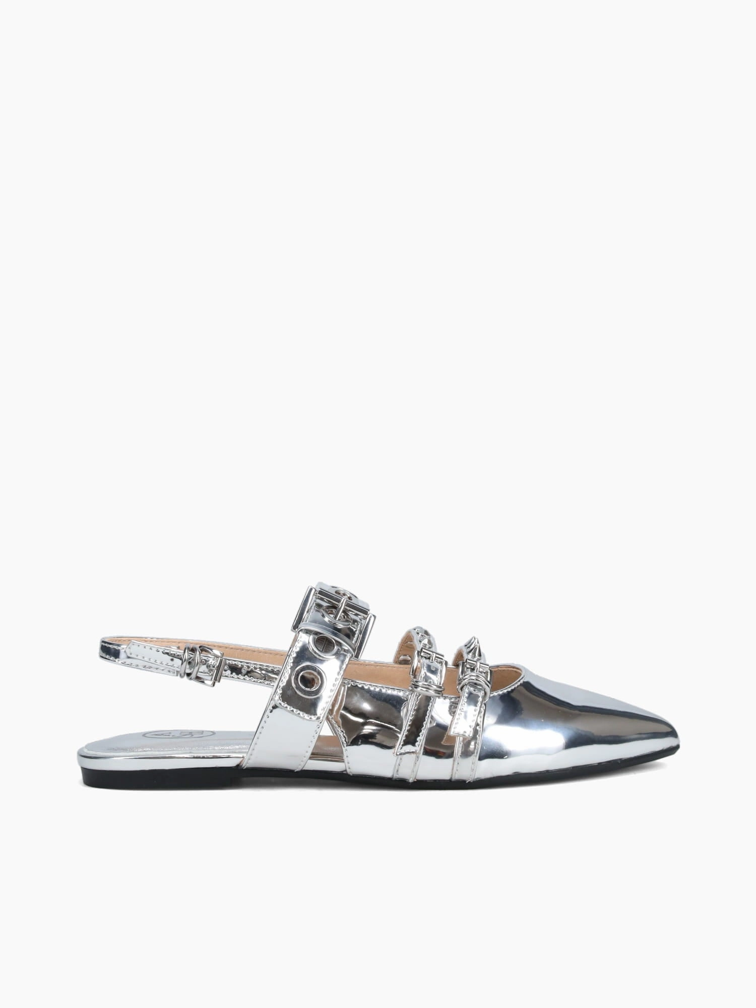 Hidden Alley Blondie Silver Mirror Leather