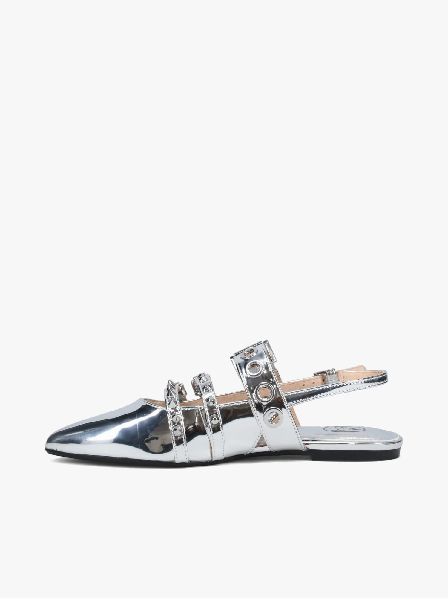 Blondie Silver Mirror Leather Style Trip Park Time