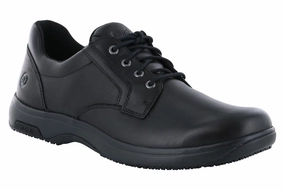 Extreme Grip Dunham Service Waterproof Shoe Black Soft Leather Protective Fit Dunham Service Waterproof Shoe Black