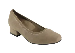 Fab-Taupe Suede | David Tate Smart Chic Ultra-soft traction Ventilated Footbed Fab-Taupe Suede | David Tate