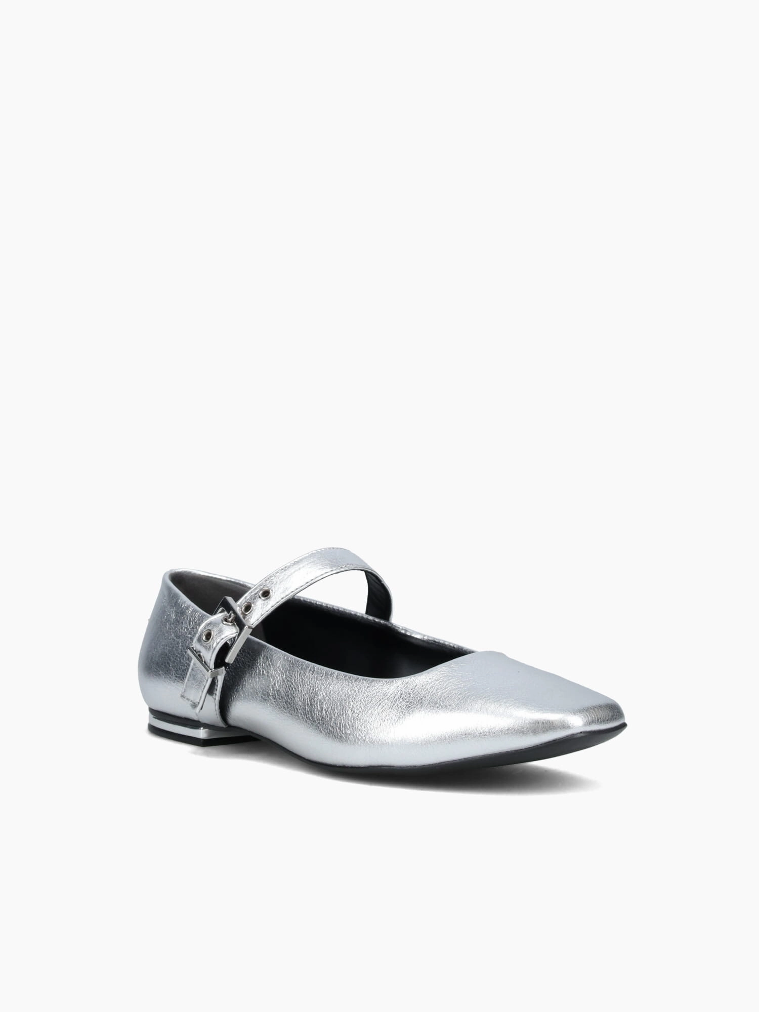 Clara Prata Couro Napa Synthetic Upper