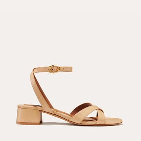 Fashion Statement The Lena Sandal - Dune Nappa Effortless Cool The Lena Sandal - Dune Nappa