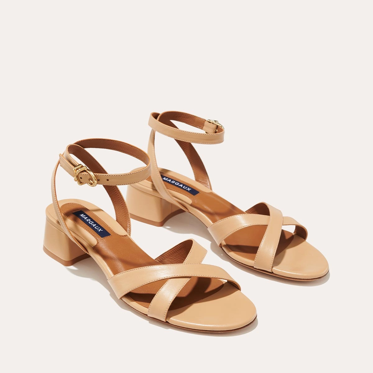 Flexible Movement The Lena Sandal - Dune Nappa