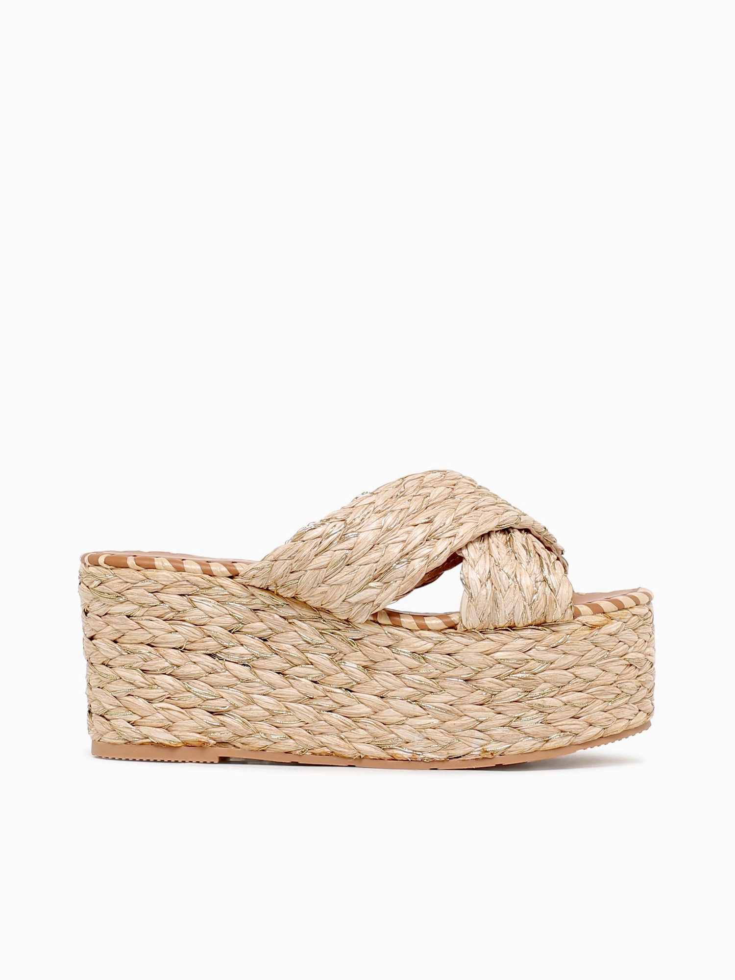 Kalani Beige Raffia Breathable straps Lightweight Outsole