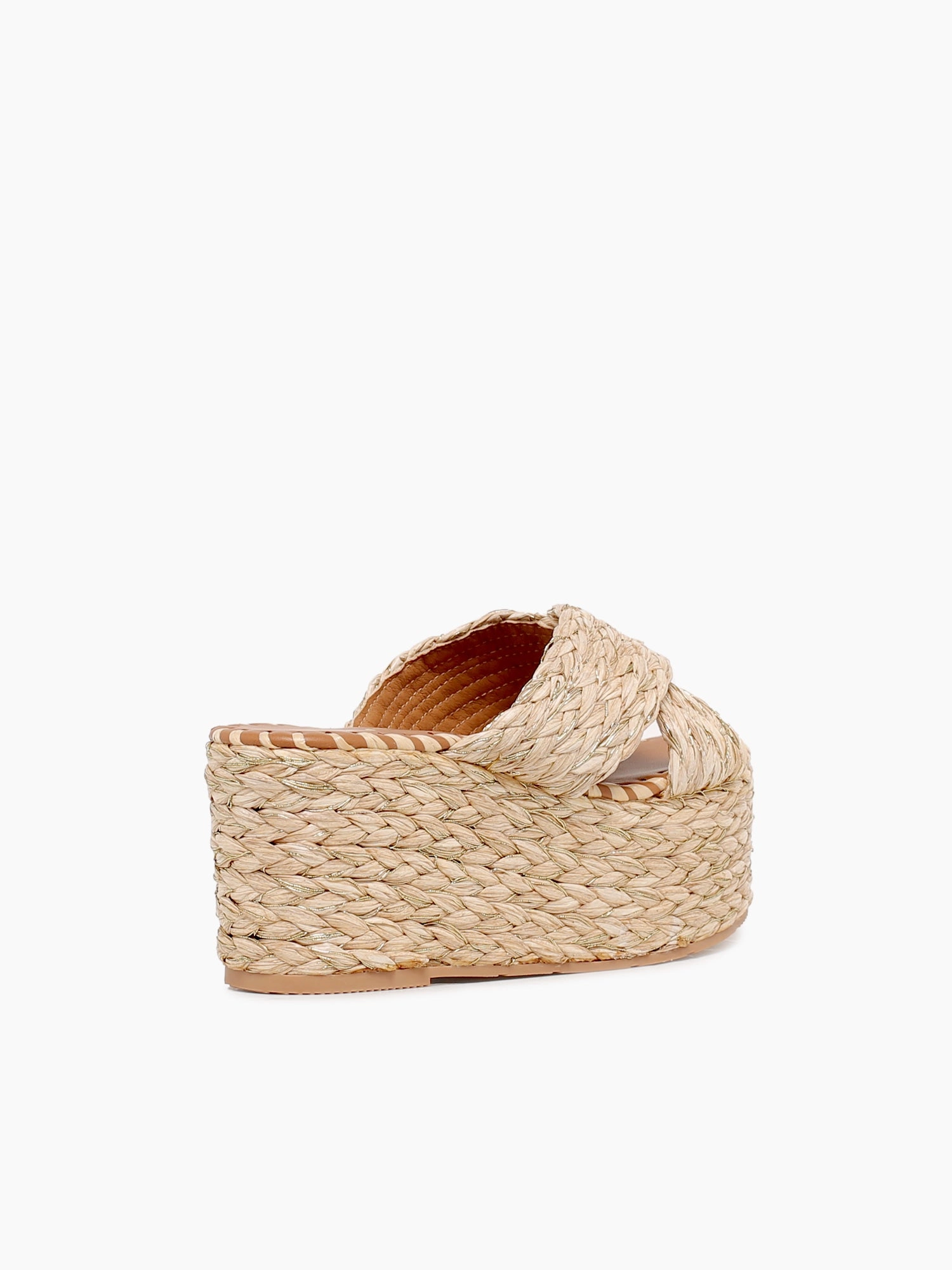 Comfortable Footwear for Summer Step In Kalani Beige Raffia