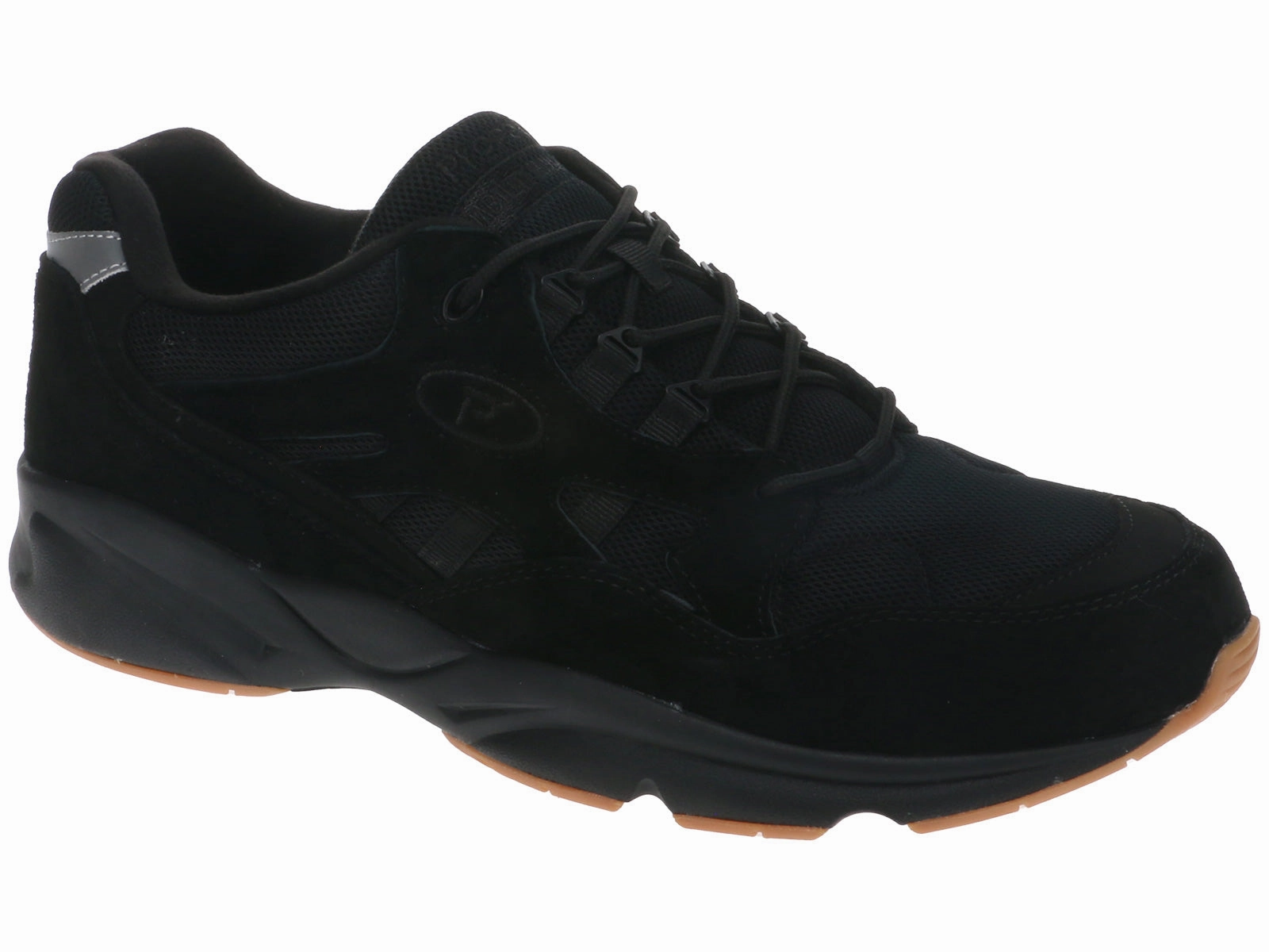 Propet Stability Fusion Black Alley Walk Subtle Edge