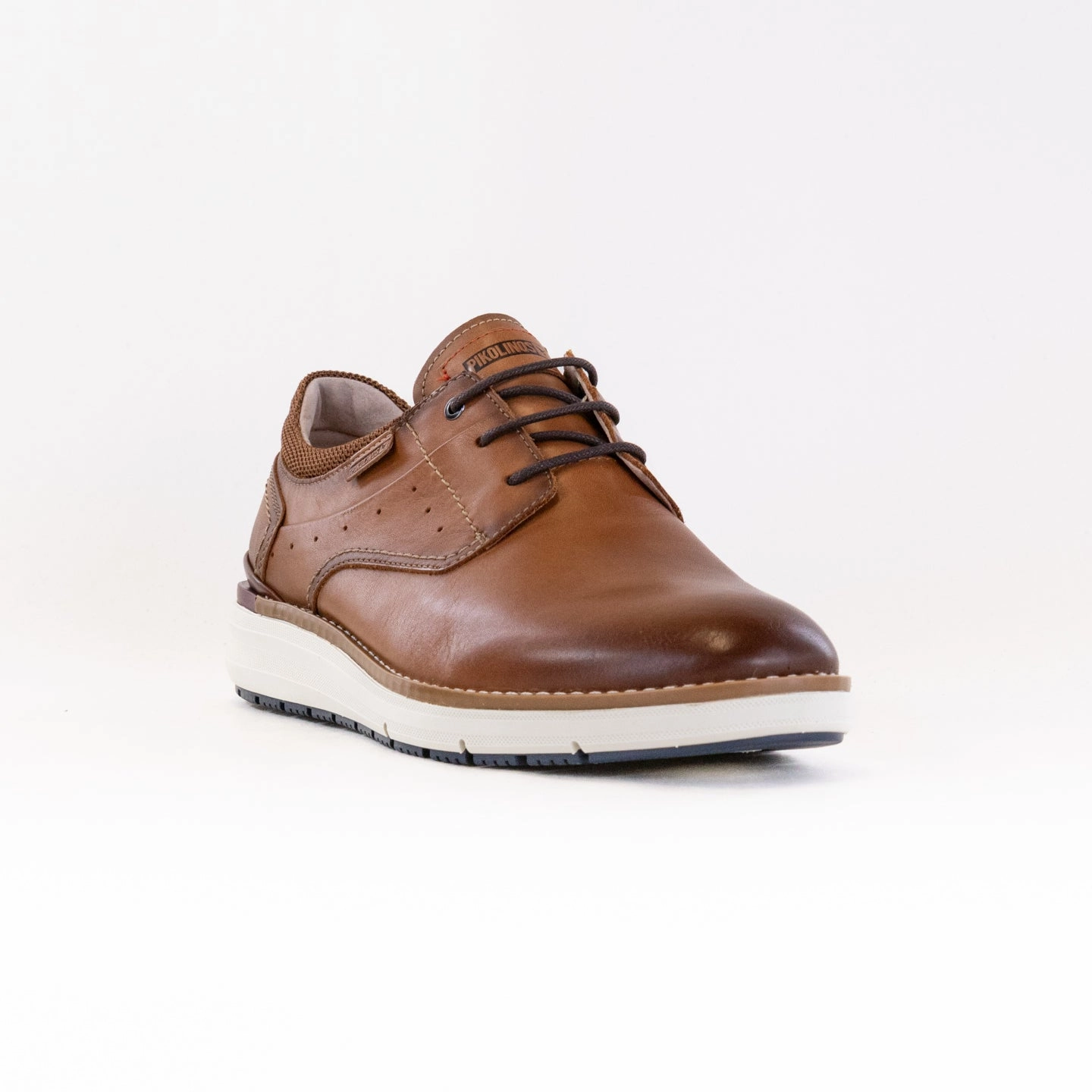 Durable Stitching Detail Long Day Pikolinos Manacor Plain Toe (Men's) - Brandy