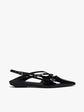 Fax Me Black Patent Slip-On Support Veranda View Fax Me Black Patent