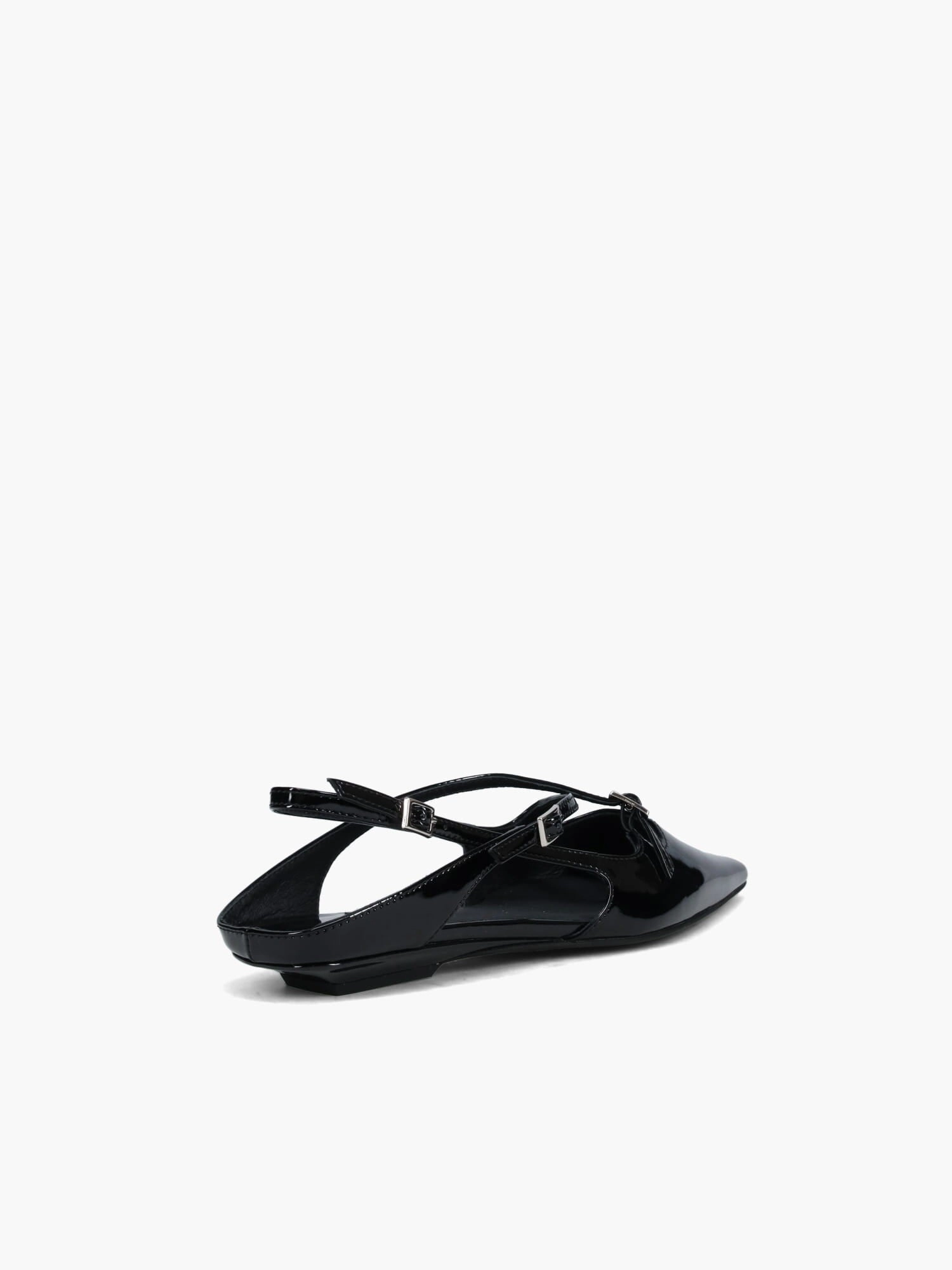 Fax Me Black Patent Elegant Walk Morning Stroll