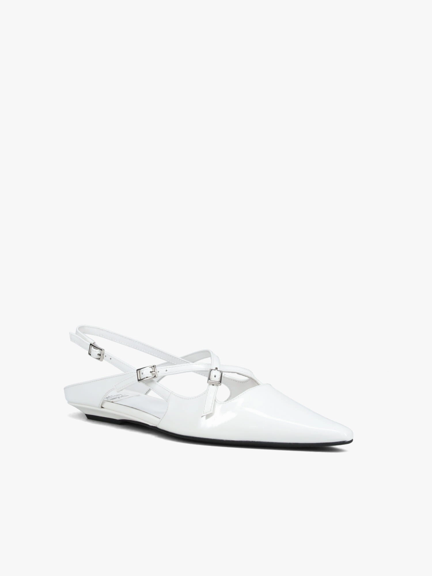 Adaptable Fit Fax Me White Patent
