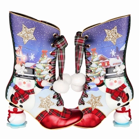 Festive Frosting Fashionable Look. Glam Sandals Festive Frosting