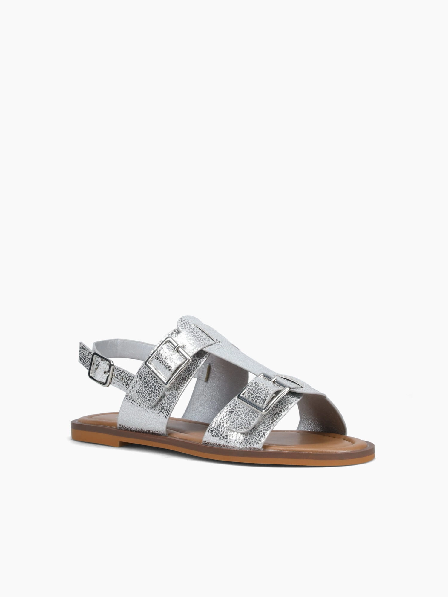Fiama  Silver Metallic Slip-On Comfort Customizable