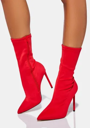 Fiery Back At It Ankle Boots