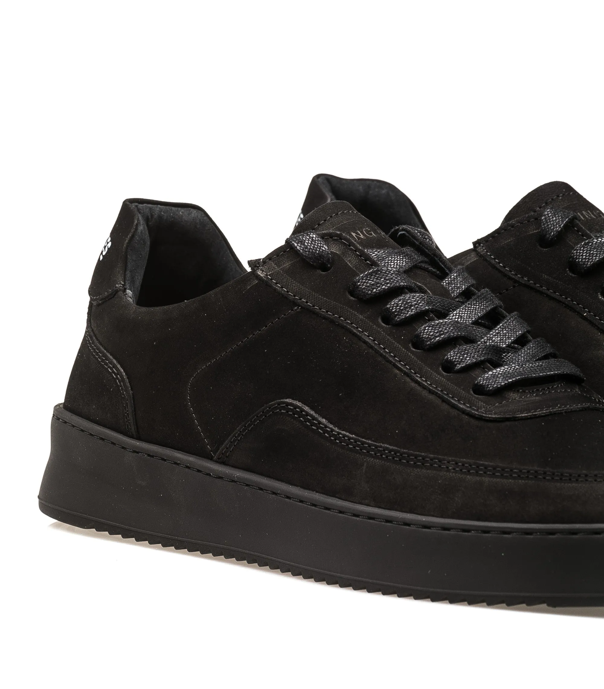 Filling Pieces Mondo 2.0 Ripple Nubuck All Black Nero Uomo