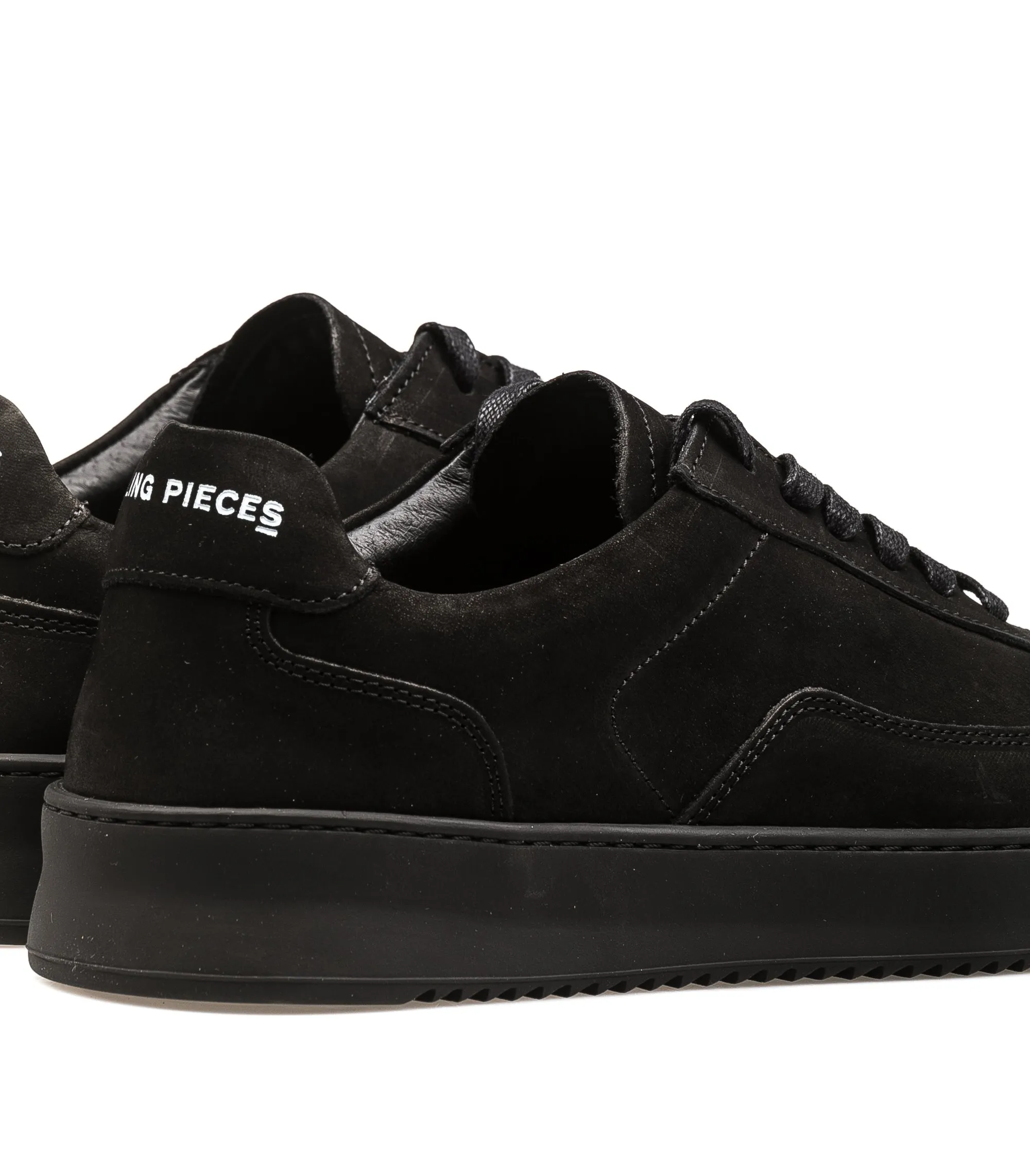 Filling Pieces Mondo 2.0 Ripple Nubuck All Black Nero Uomo