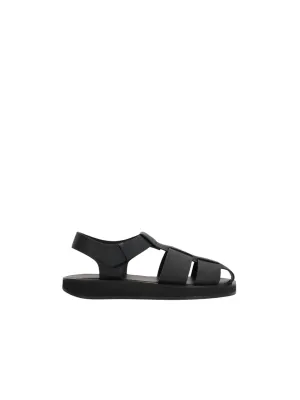 Fisherman Grainy Leather Sandals