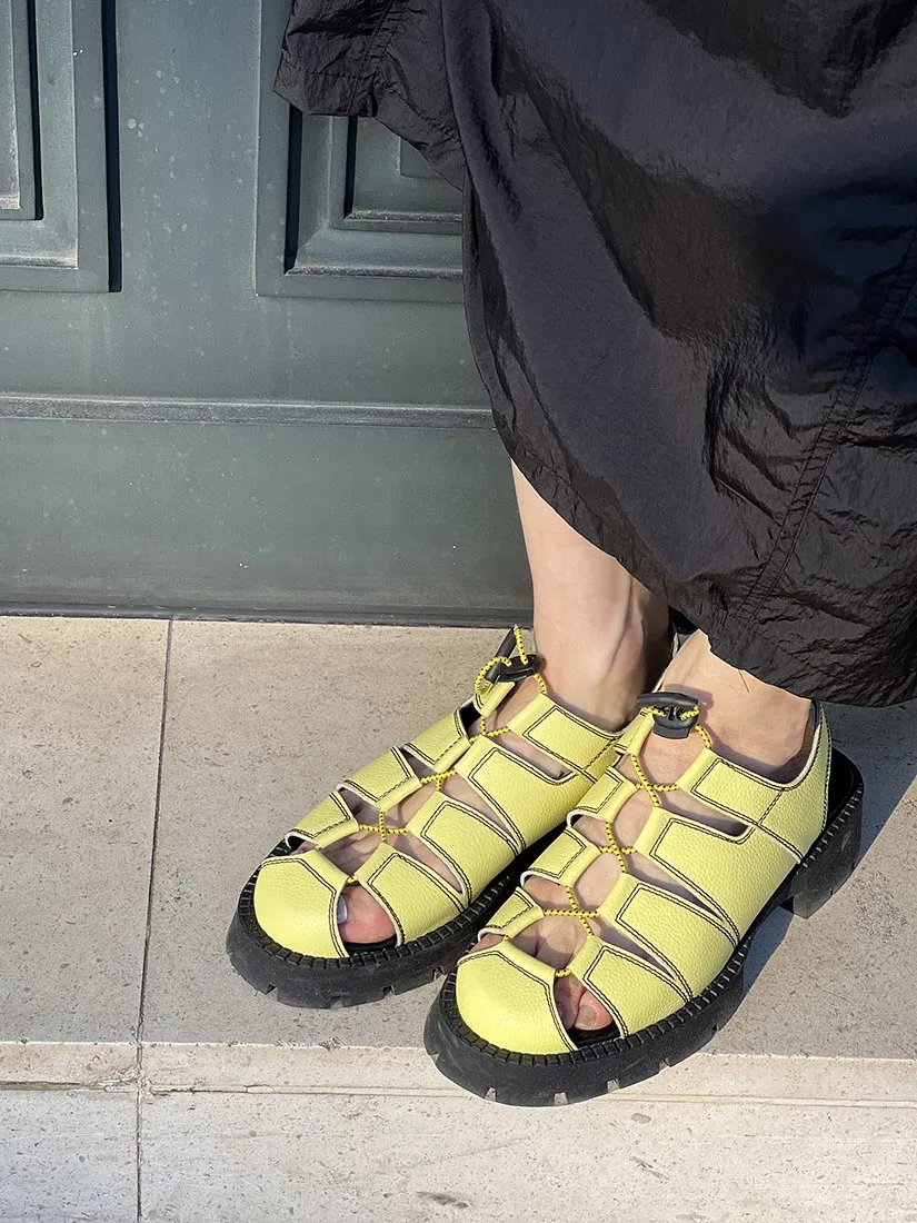 Fisherman Platform Sandals(Display Sale)