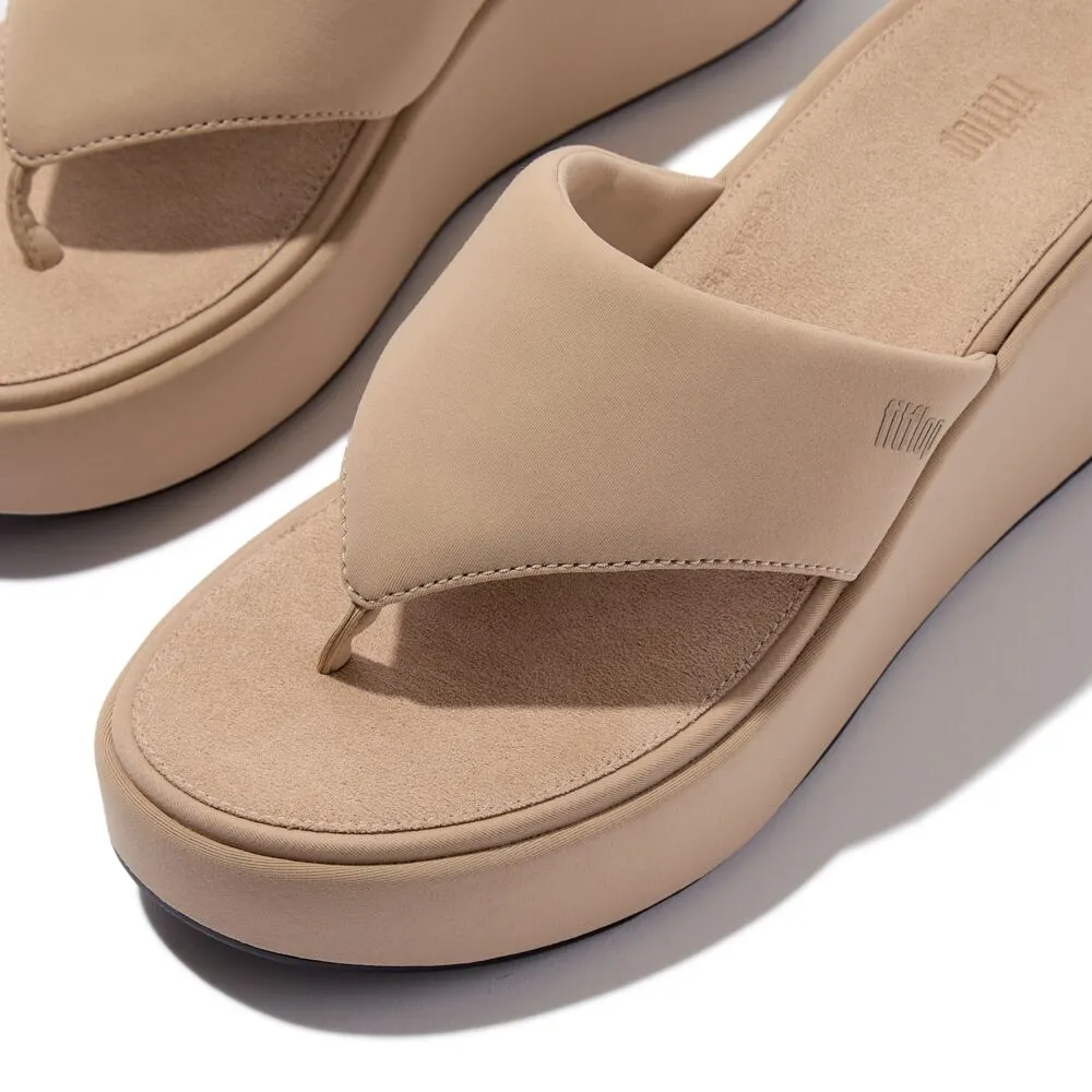 FitFlop Platform Wedge Sandals - Classic Beige