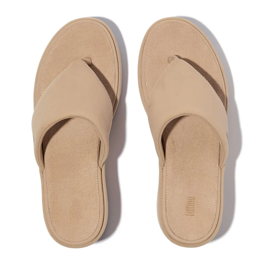FitFlop Platform Wedge Sandals - Classic Beige