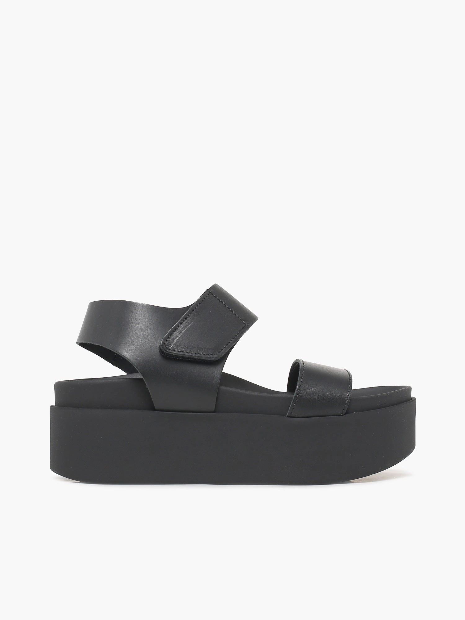 Fk2 Nero Leather Flat Comfort