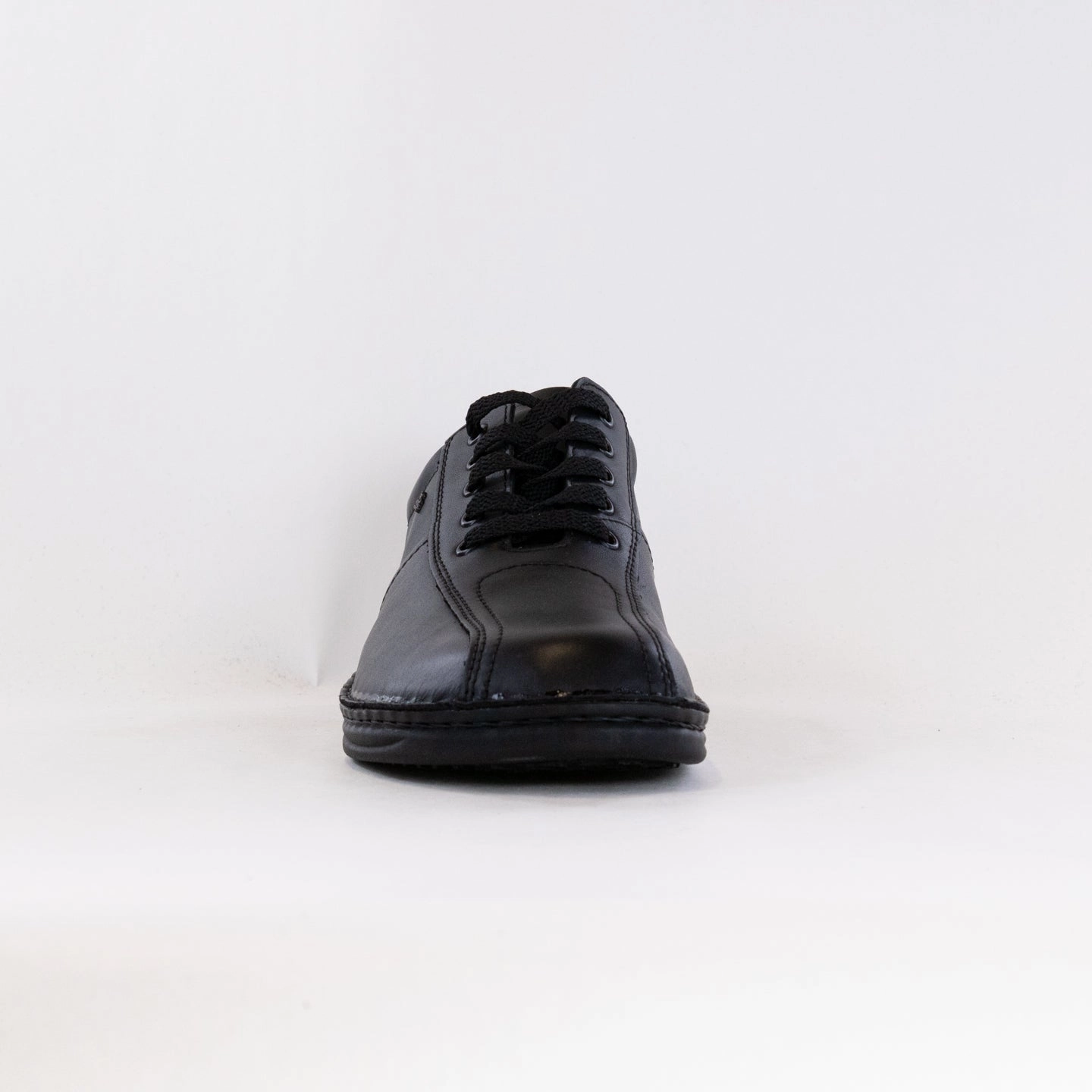 Finn Comfort Dijon (Men's) - Black Leather Comfortable Padding Flexible   strap