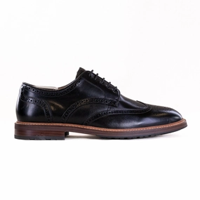 Florsheim Anthem Wing Tip Oxford (Men's) - Black Pressure Free Florsheim Anthem Wing Tip Oxford (Men's) - Black Drive Friendly